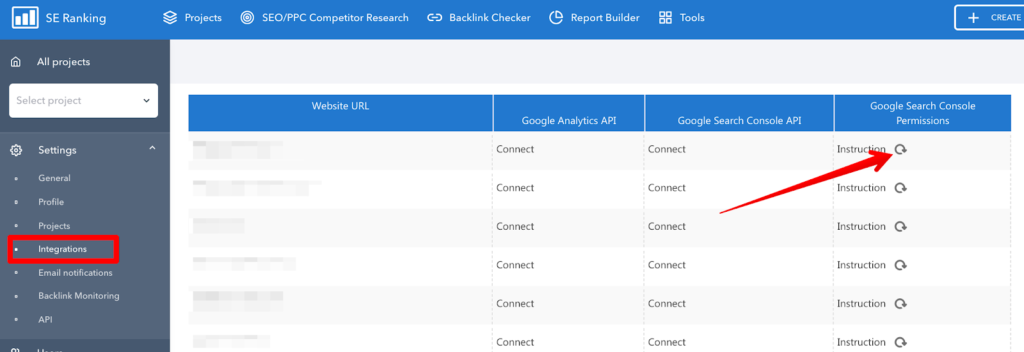 se ranking integrations